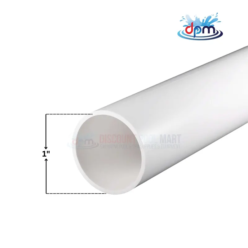 Schedule 40 White Pvc Pipe – 1-Inch Diameter 1