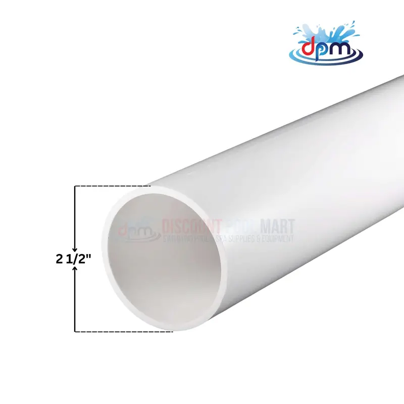 Schedule 40 White Pvc Pipe – 2-1/2-Inch Diameter 1