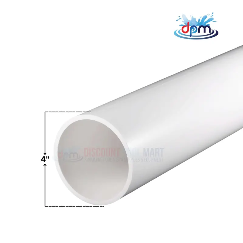 Schedule 40 White Pvc Pipe – 4-Inch Diameter 1