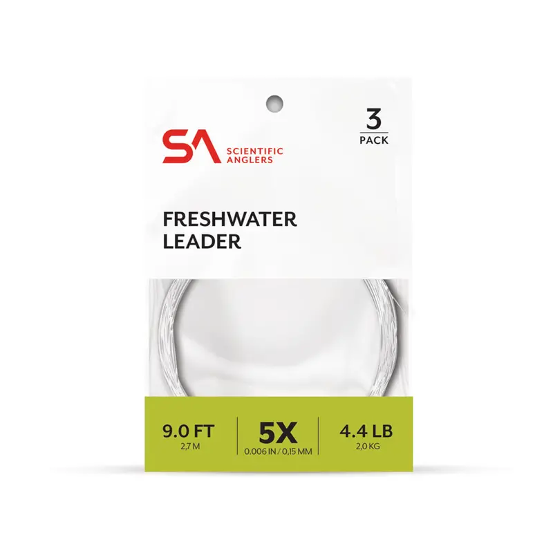 Scientific Anglers Freshwater 9-Foot Trout Leaders – 3-Pack Value Set 1