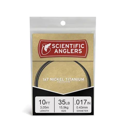 Scientific Anglers Predator Wire – 10Ft Nickel-Titanium 1X7 Braid 1