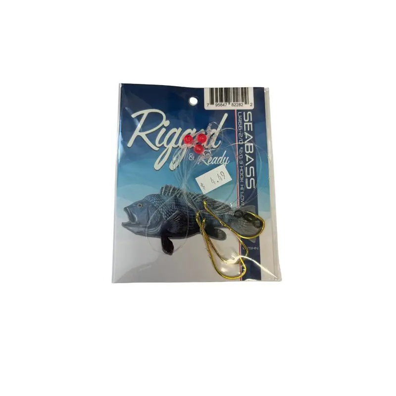 Seabass-Specific 3-Hook Hi-Low Rig For Deep-Sea Fishing 1