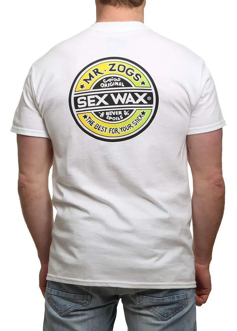 Sex Wax Fade Graphic T-Shirt – Surf Culture Design 1