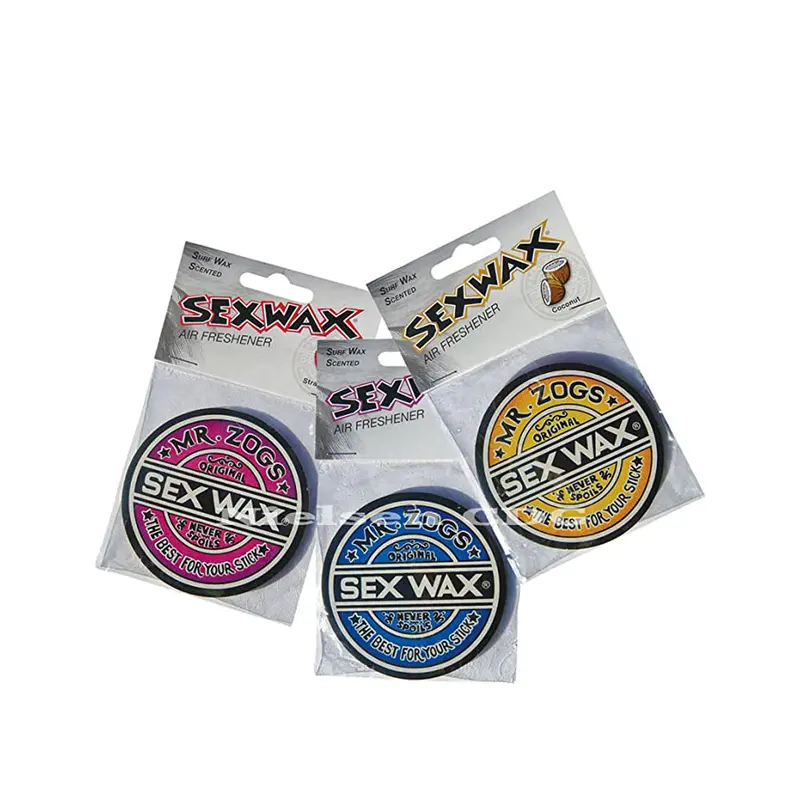 Sex Wax Fruit Fusion Air Freshener Assortment – 4-Count (Coconut, Pineapple, Strawberry, Grape) 1