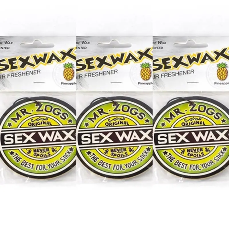 Sex Wax Pineapple Air Freshener – 3-Pack 1