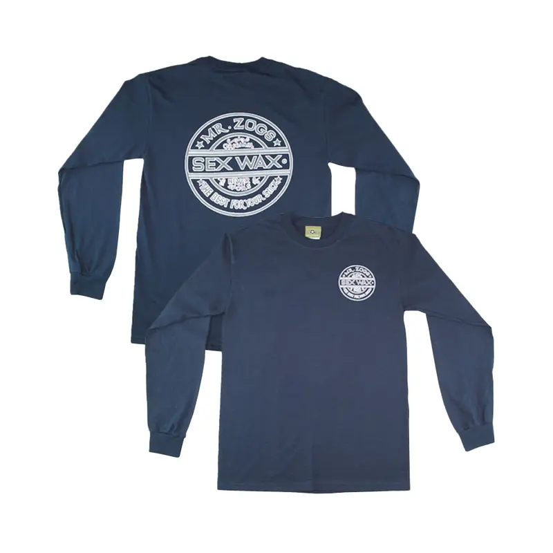 Sex Wax Pinstripe Long-Sleeve Graphic T-Shirt 1