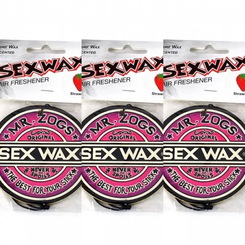 Sex Wax Strawberry Air Freshener – 3-Pack 1