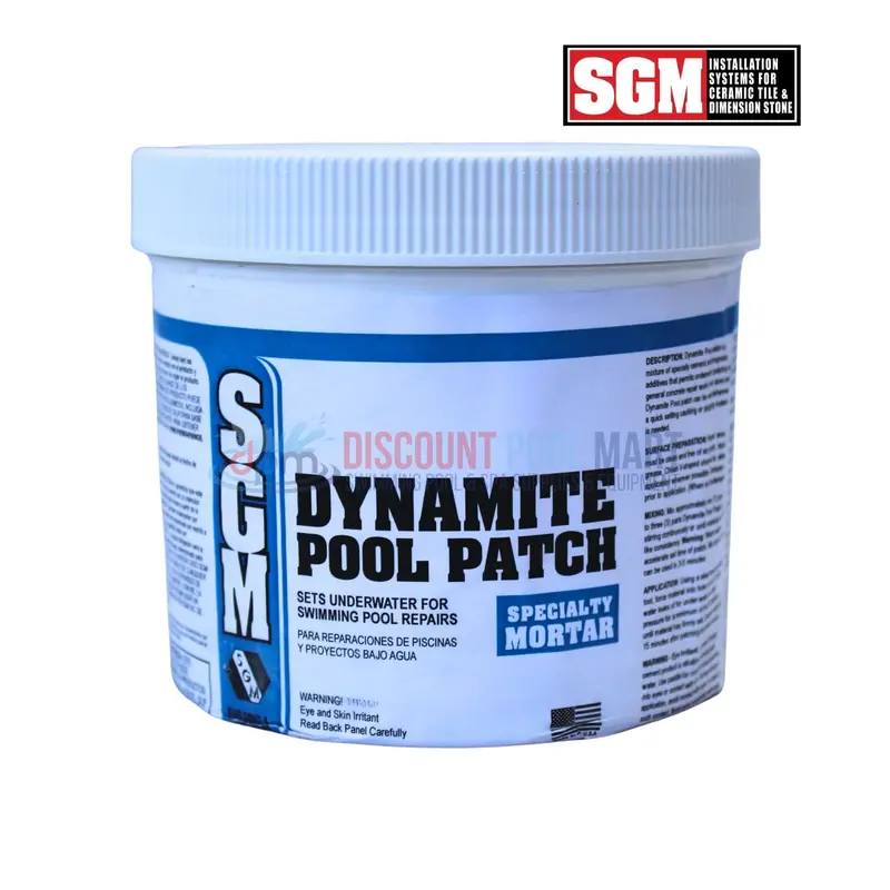 Sgm Dynamite Underwater Pool Patch – White Repair Compound (3 Lb) | Plbpp3 1