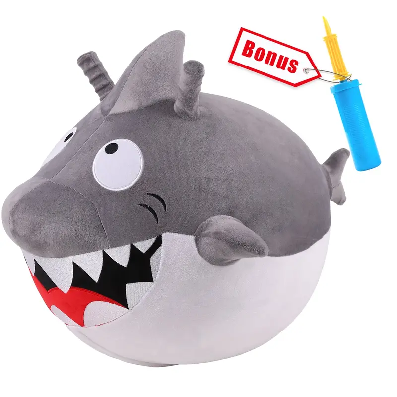 Shark-Shaped Hopper Ball – Bouncy Outdoor Animal Toy For Children 1