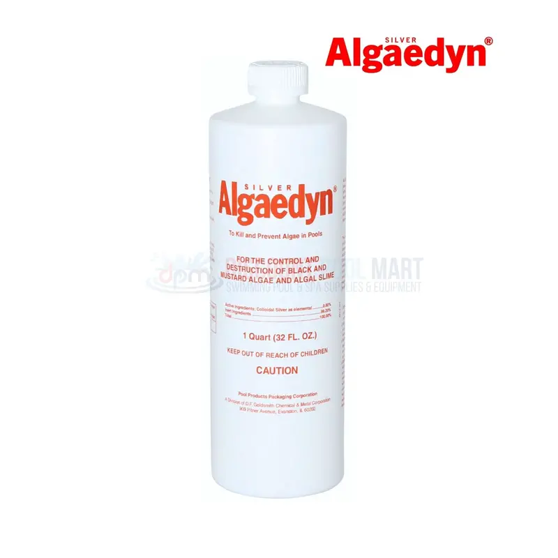 Silver Algaedyn Algaecide – 32 Oz Multi-Spectrum Algae Control For Pools & Spas 1