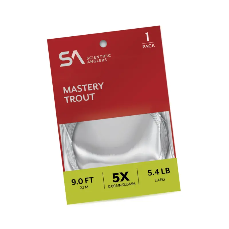 Simms Angler Mastery Trout Leader – Pre-Tapered Freshwater Design 1