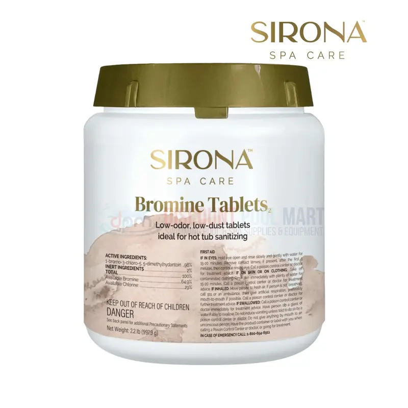 Sirona Spa Bromine Tablets – 2.2 Lb Slow-Dissolving Formula | 82235 1
