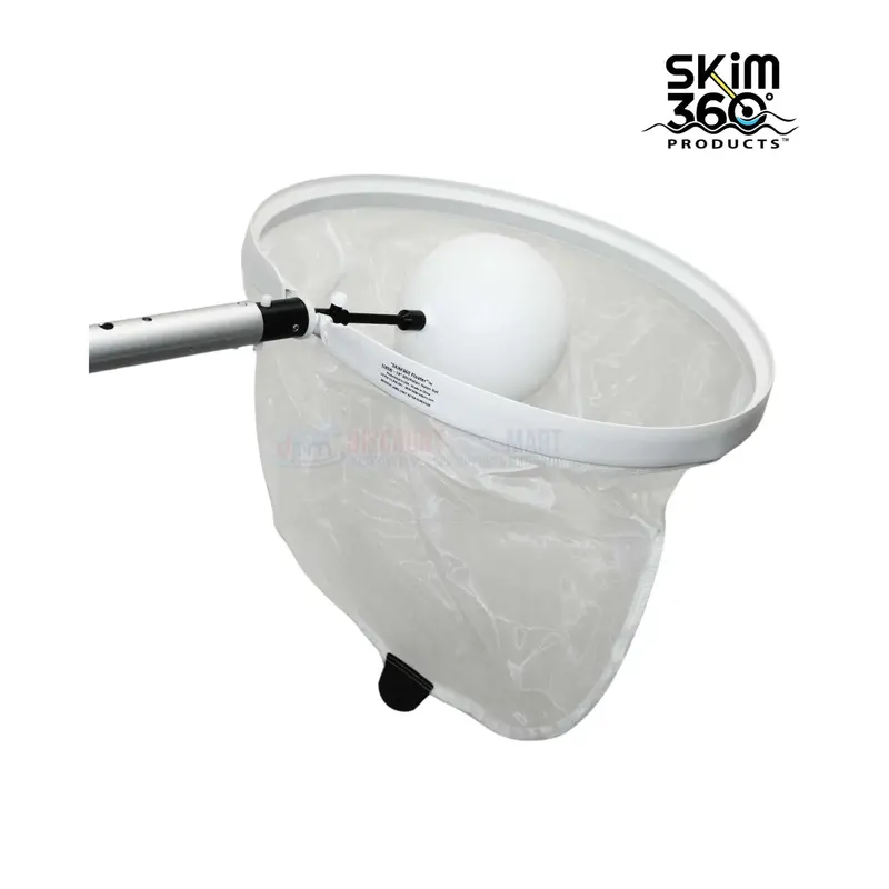 Skim360 Floater Fine-Mesh Nylon Leaf Net – White 1