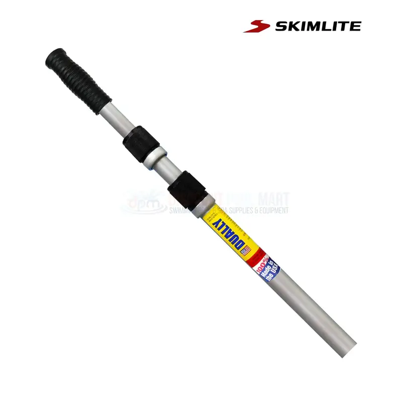 Skimlite Dually 3-Piece Telescopic Pole – 6 To 18 Foot Adjustable Aluminum Pole 1