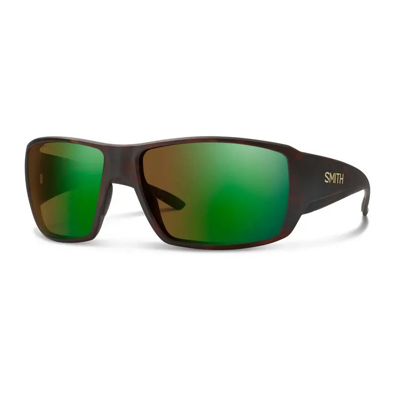 Smith Guide'S Choice Matte Tortoise Sunglasses With Chromapop Glass Polarchromic Brown-Green Mirror Lenses 1