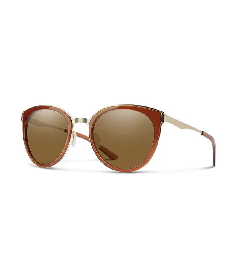 Smith Somerset Unisex Polarized Sunglasses – Amber Frame, Brown Lens 1