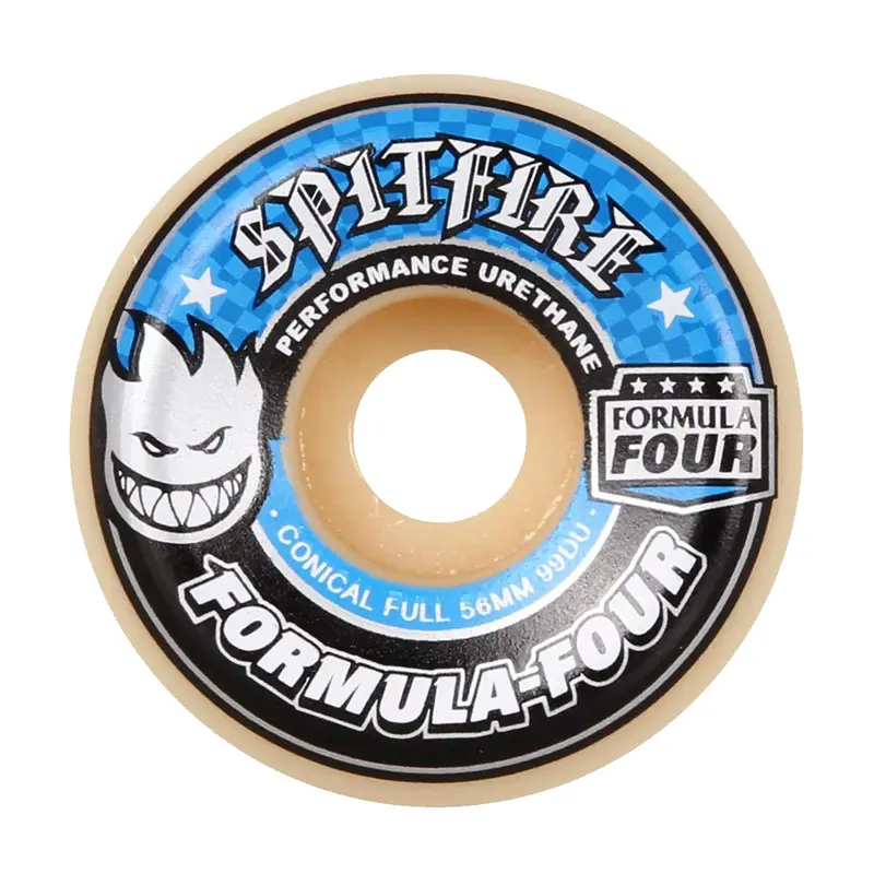 Spitfire F4 Conical Full Skate Wheels – 99D Hardness 1