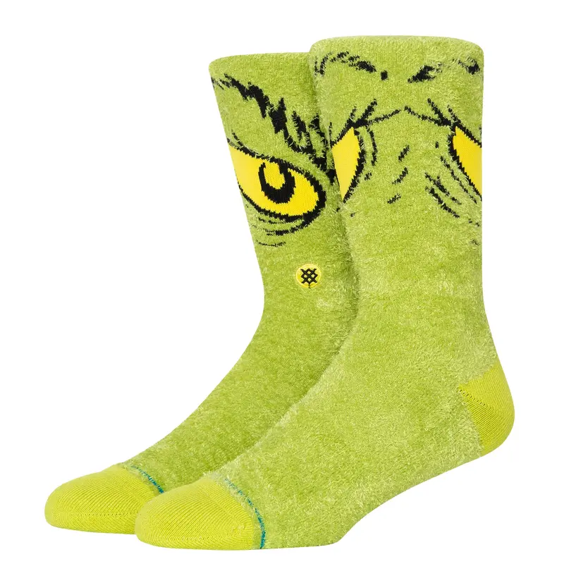 Stance Grinch Holiday Crew Socks 1