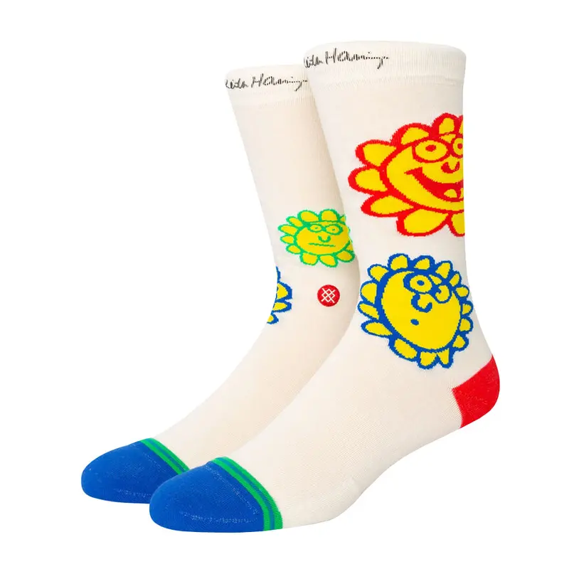 Stance Happy Fields Crew-Length Athletic Socks 1