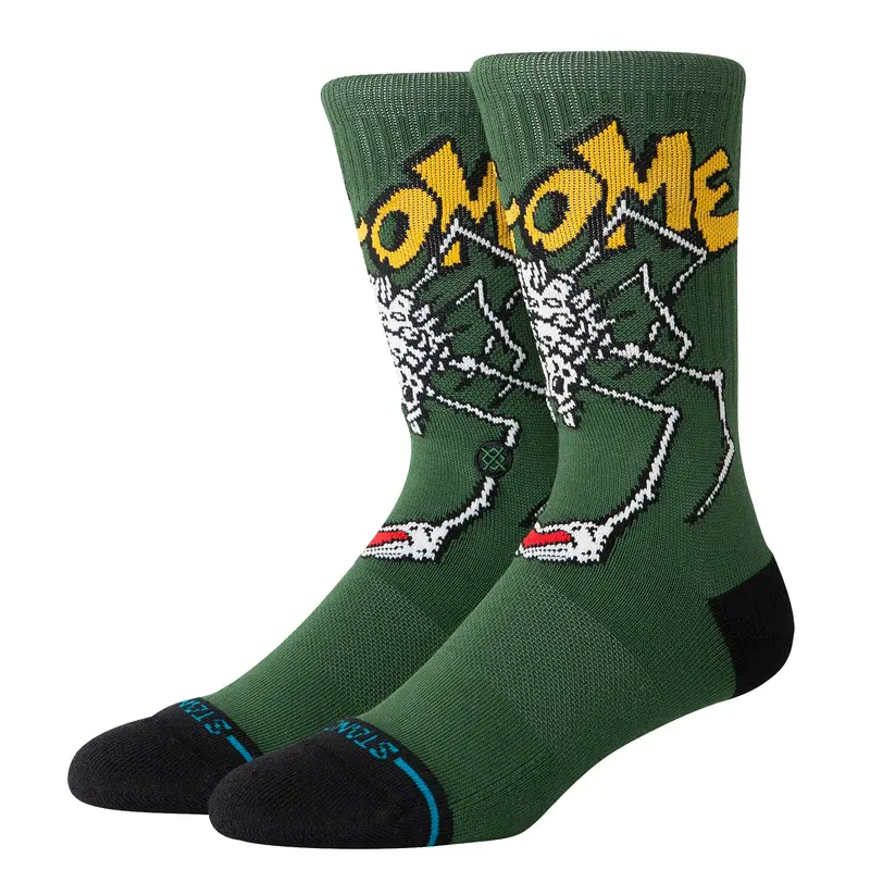 Stance Welcome Wilbur Crew Sock – Playful Graphic & All-Day Support 1