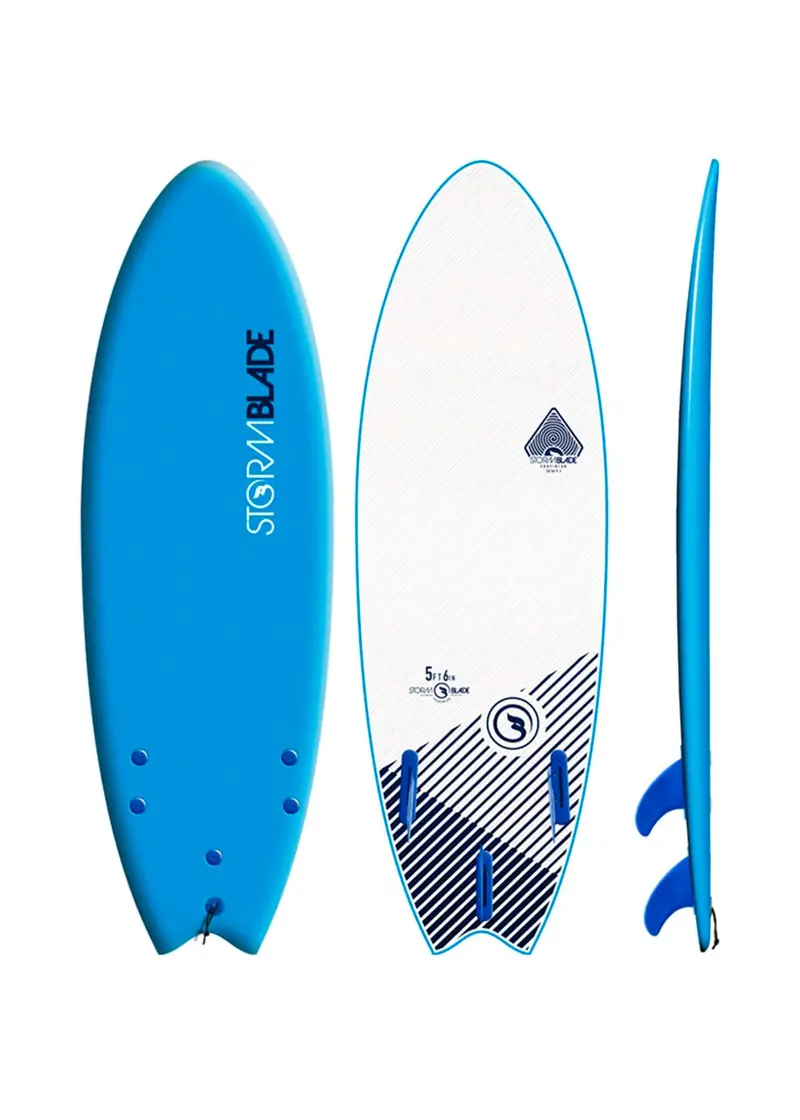 Storm Blade Swallow Tail Surfboard – Hand-Shaped Design 1
