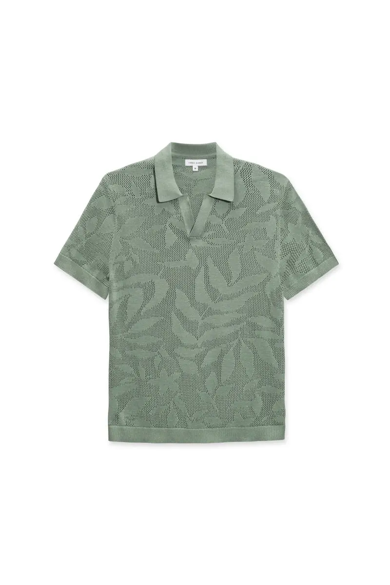 Striped Knit Polo With Vintage Summer Aesthetic 3