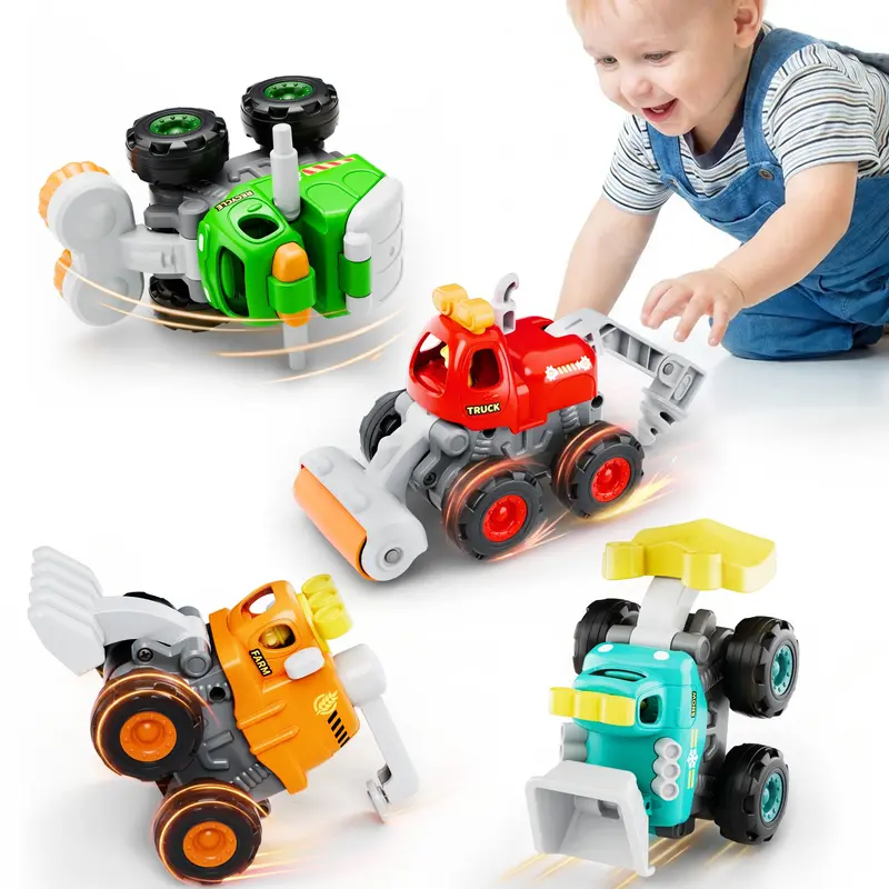 Stunt-Action Construction Trucks For Toddlers 1