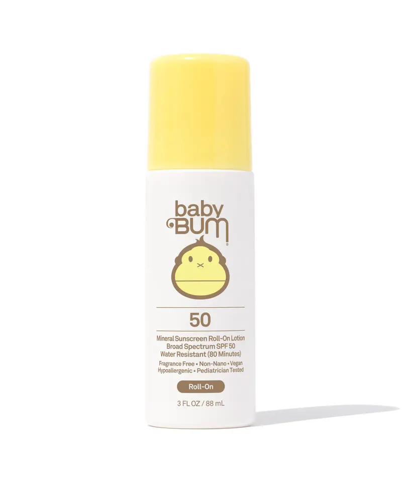 Sun Bum Baby Bum Spf 50 Roll-On Sunscreen – Gentle Formula, 3 Oz 1