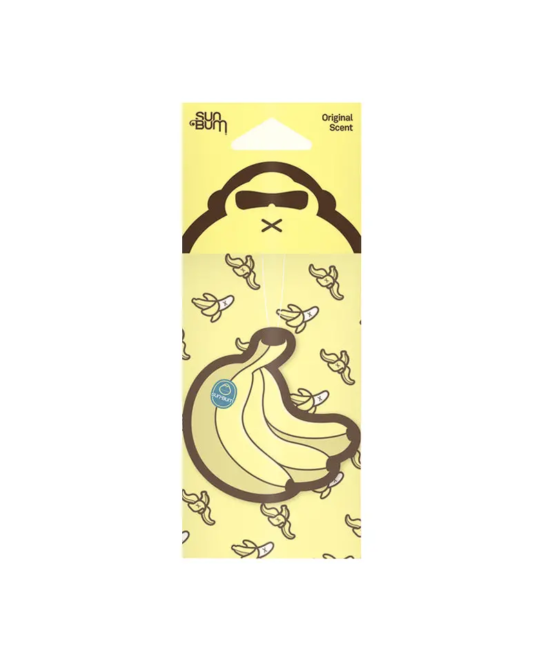 Sun Bum Banana Scented Car Air Freshener – Tropical Fragrance 1