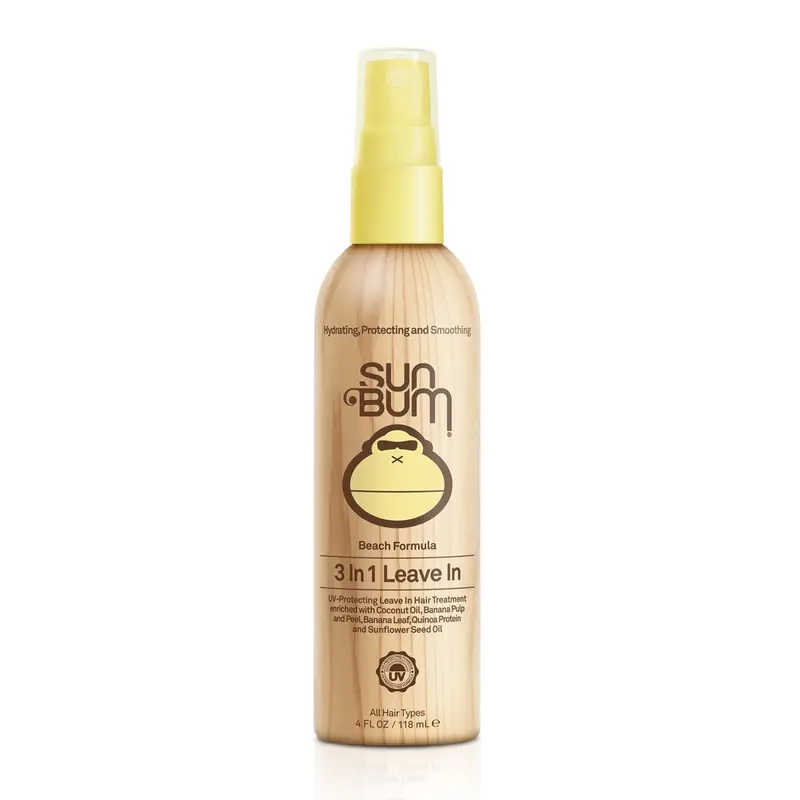 Sun Bum Beach Formula 3-In-1 Leave-In Hair Conditioner Spray (4 Fl Oz) 1