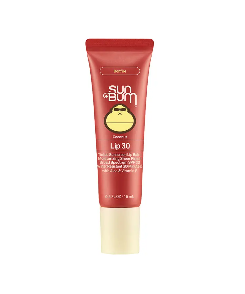 Sun Bum Spf 30 Tinted Lip Balm – Bonfire Shade (0.5 Oz) 1
