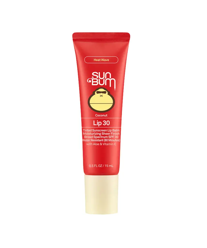 Sun Bum Spf 30 Tinted Lip Balm – Heat Wave Shade (0.5 Oz) 1