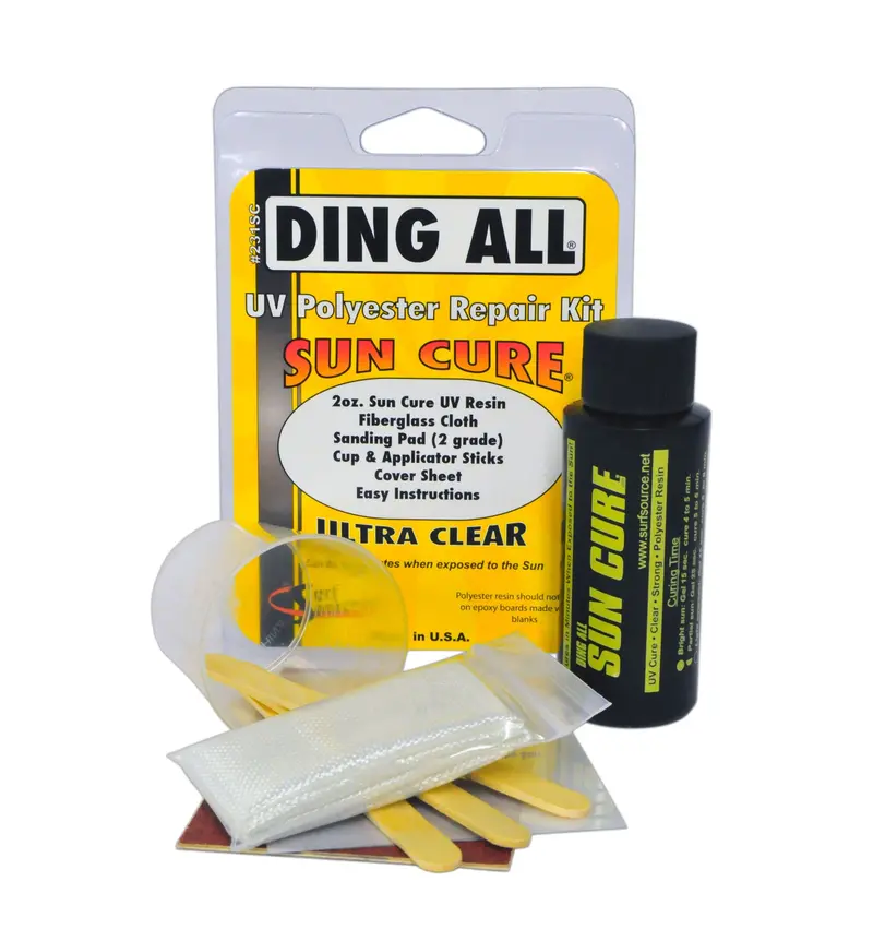 Sun Cure Ding-All Uv-Cured Surfboard Repair Kit 1