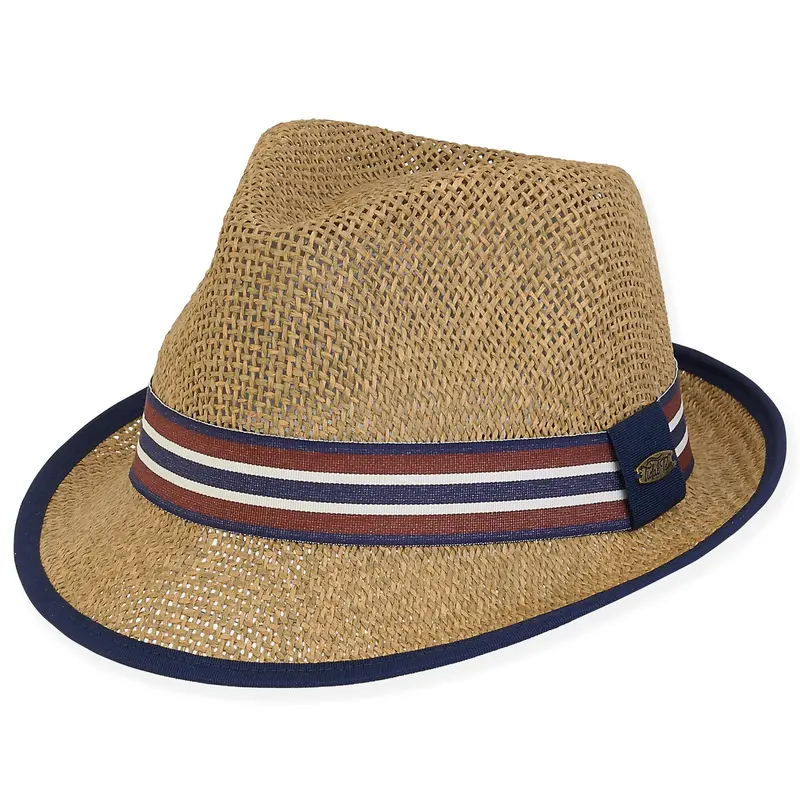 Sun N' Sand Paperstraw Fedora – 2-Inch Brim Style 1