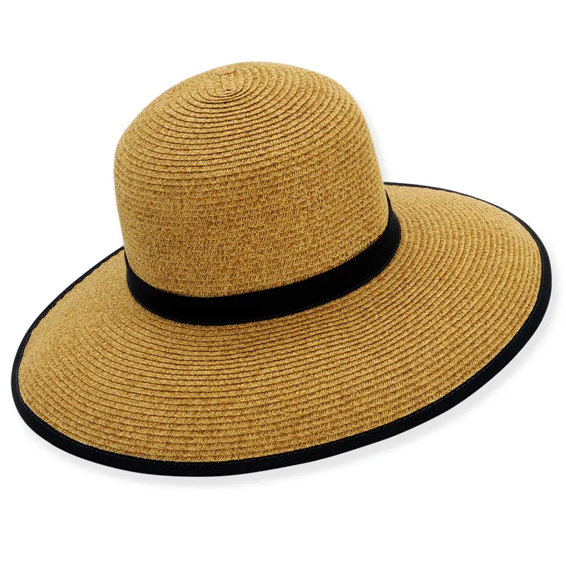 Sun N Sand Posy Woven Straw Sun Hat 1