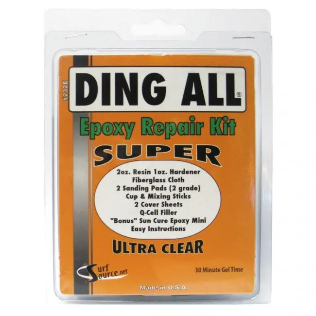 Super Ding All-In-One Epoxy Surfboard Repair Kit 1