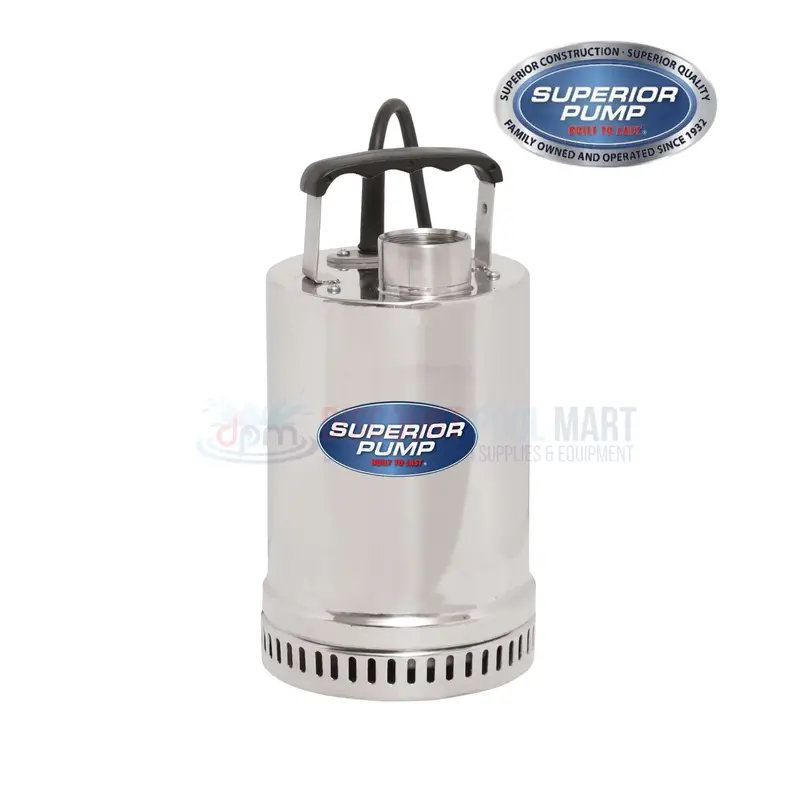 Superior Pump 1/4 Hp Utility Transfer Pump – 1650 Gph Flow Rate | 91292 1