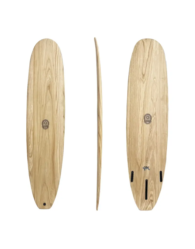 Surfboard Trading Co. Baby Log Surfboard – Mini Wooden Longboard Replica 1