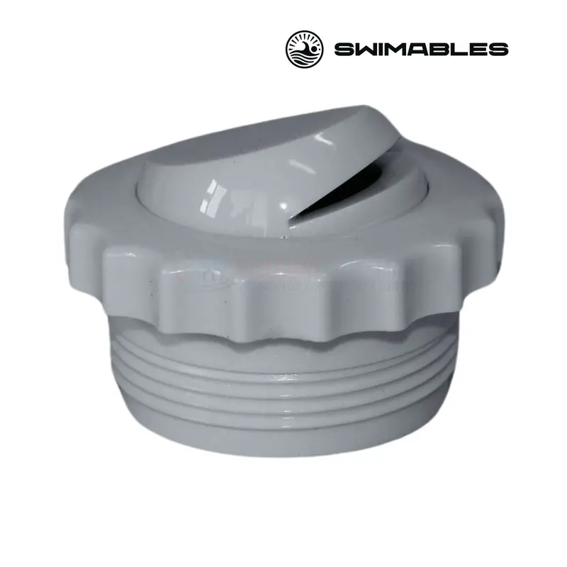 Swimables 1.5" Mip Threaded Slotted Directional Eyeball Fitting – Grey 1