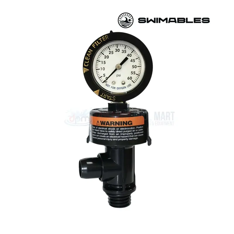 Swimables Air Relief Valve With Integrated Pressure Gauge For Pentair Filters (98209800, Sw-26-900) 1
