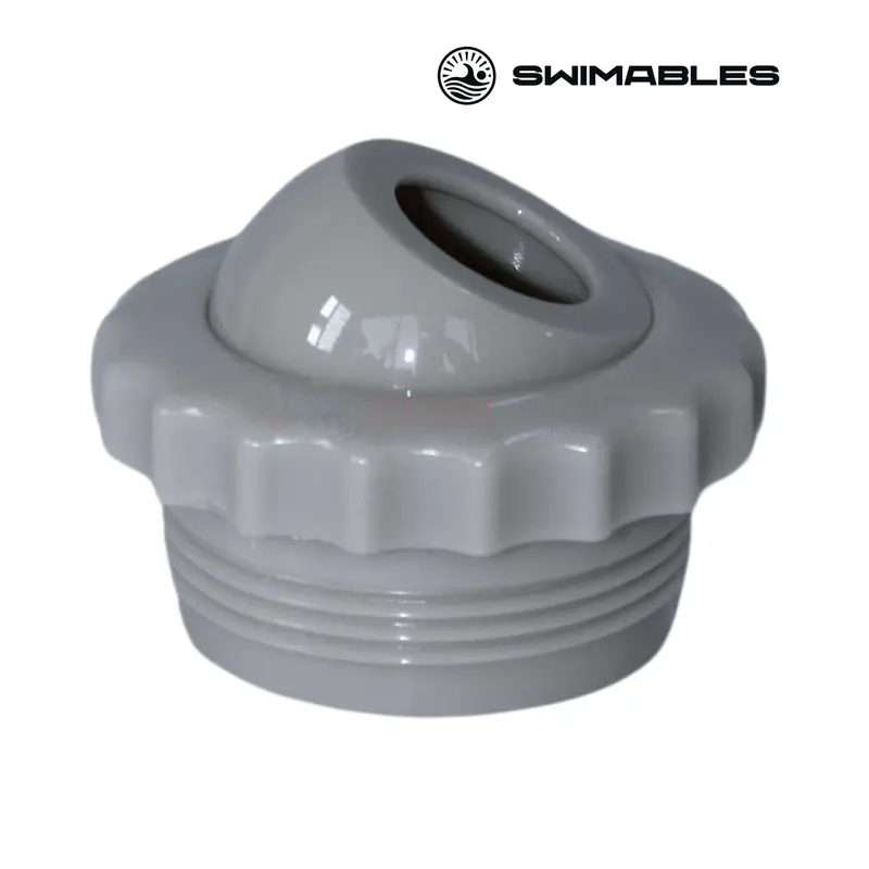 Swimables Grey Threaded Directional Eyeball Fitting (0.75" × 1.5") – Sw-30-831 1