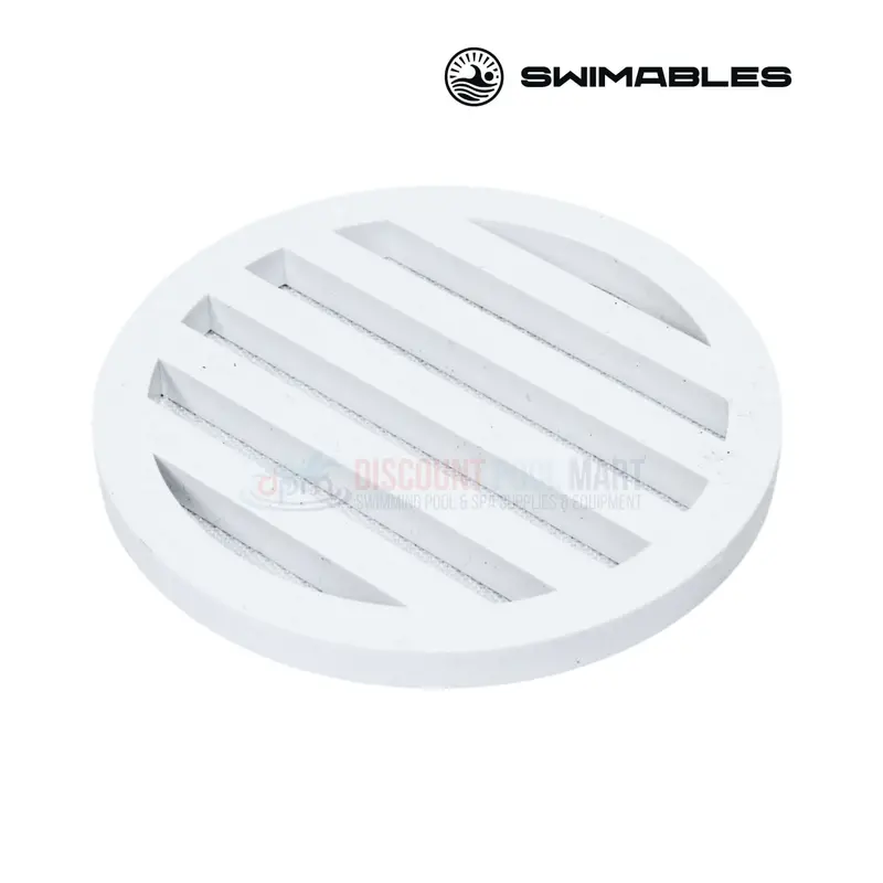 Swimables Sw-95-992 Round Deck Drain Cover – 3-Inch Diameter, White 1