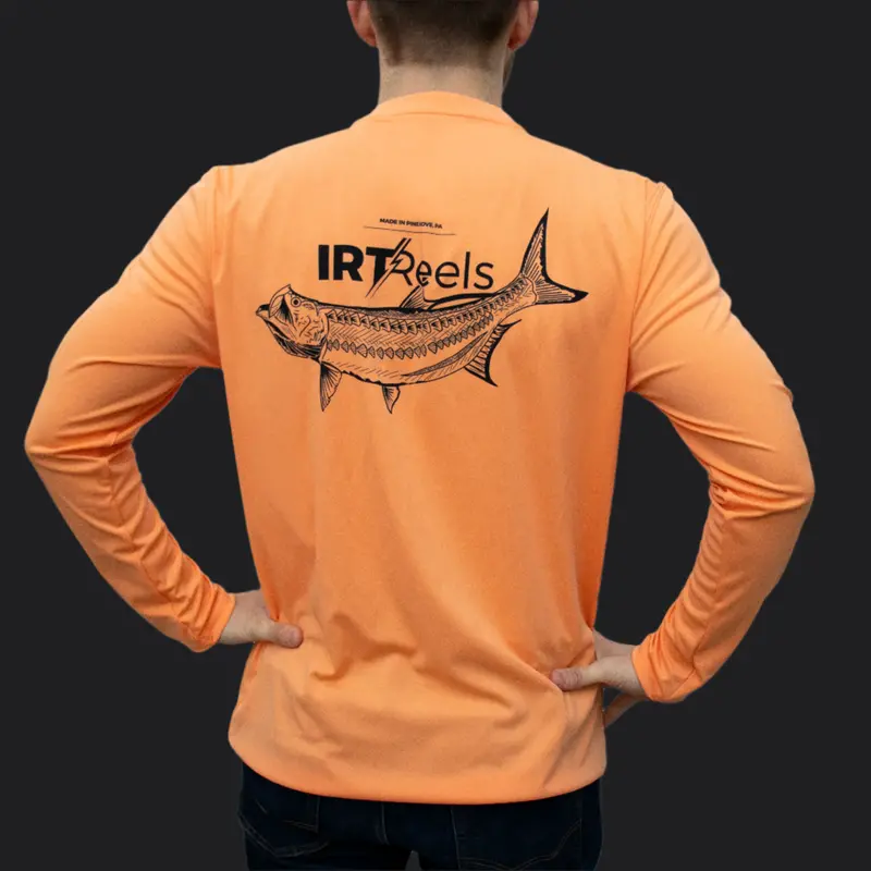 Tarp-On Me Orange Performance Long Sleeve Denali Shirt 1