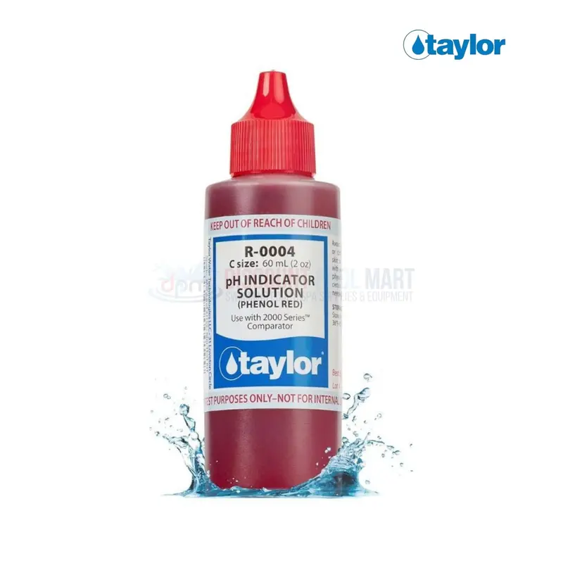 Taylor R-0004-C Phenol Red Ph Indicator Solution – 2 Oz 1