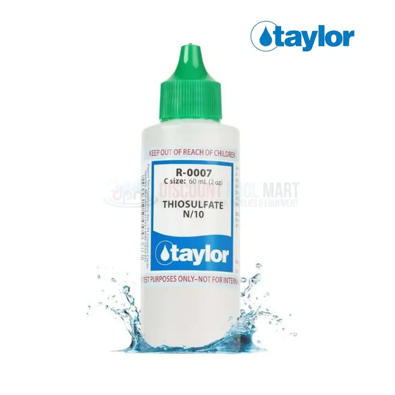 Taylor R-0007-C Thiosulfate (N/10) Chlorine Neutralizer – 2 Oz 1