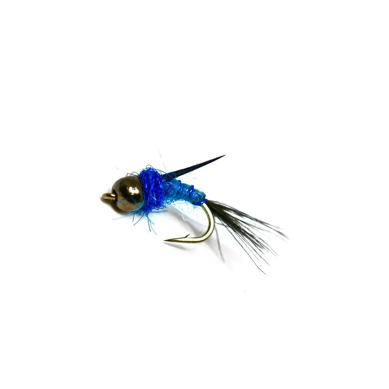 Tb Blue Weevil Nymph – Tungsten Beadhead Trout Fly 1