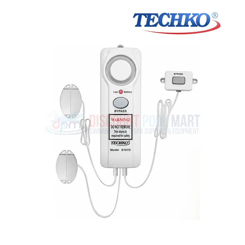 Techko S187D Pool Safety Alarm For Doors, Windows, And Gates 1