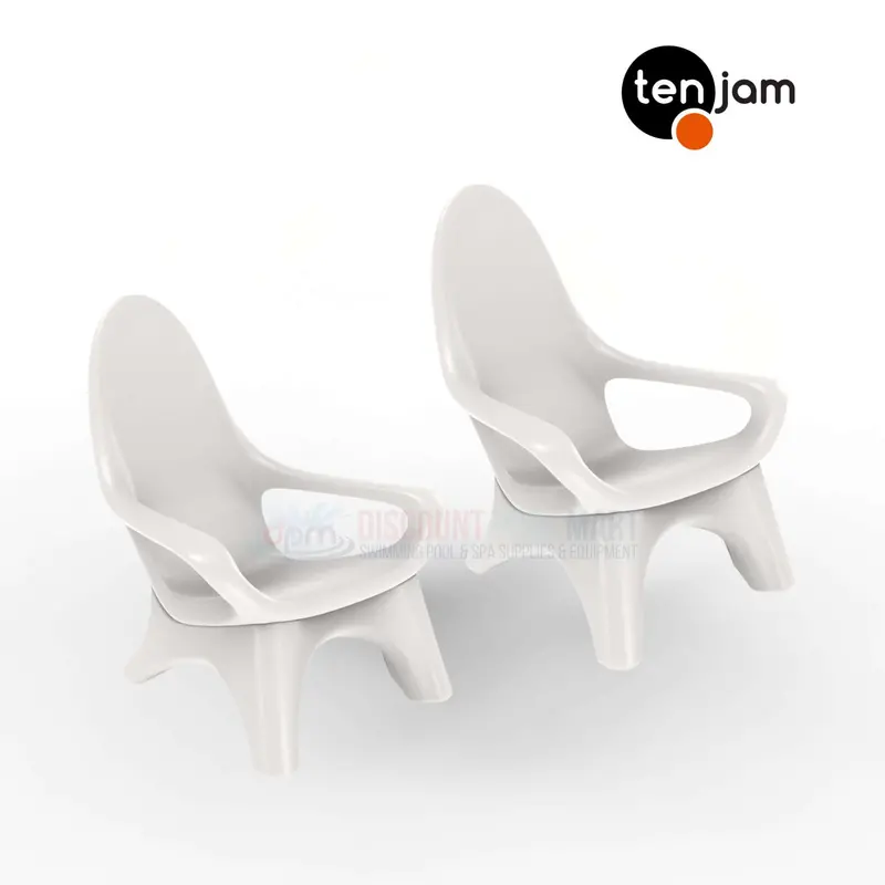 Tenjam Splash Woosah In-Pool Lounge Chair – Two-Piece Floating Seating Set 1
