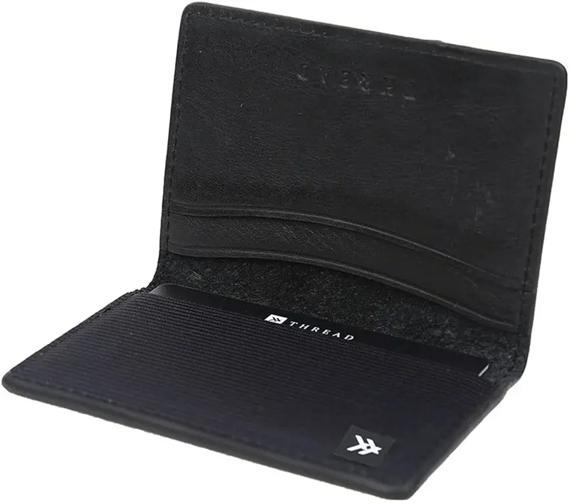 Thread Wallets Bi-Fold Wallet – Slim Genuine Leather Rfid-Blocking Organizer 1