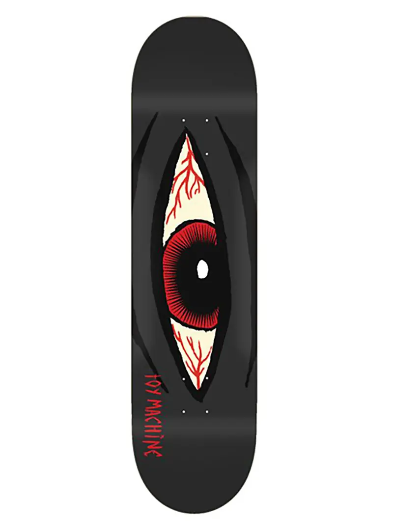 Toy Machine Sect Eye Bloodshot Skateboard Deck – Edgy Graphic Street Deck 1